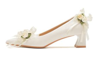 Туфли на высоком каблуке женские белый Ainer-Cat