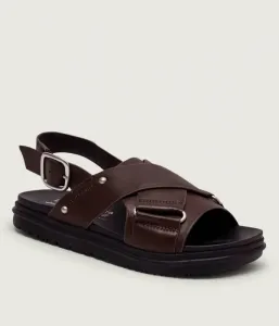 Кожаные сандалии Faye Emu Australia, коричневый