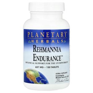 Planetary Herbals, Rehmannia Endurance (ремания), 637 мг, 150 таблеток