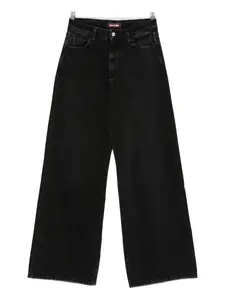 Джинсы из хлопка прямого кроя (широкие) Icon Denim, черный