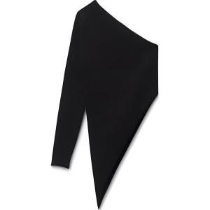One Shoulder Asymmetric Top Alexander Wang, черный