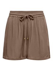 Тканевые шорты ONLY, коричневый