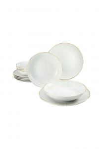 Сервиз столовый Creatable Allegra, 12 предметов, белый