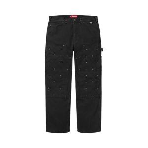 Брюки Supreme x B.B. Simon Quilted Double Knee Painter Pant, Black