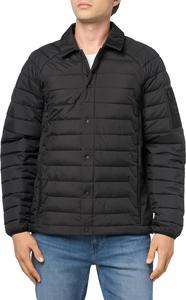 BOSS Men's High Tech Fill Quilted Overshirt, Black Sky