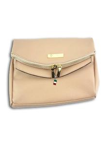 Кожаная сумка через плечо, клатч Florence, розовая, примерно 24 см Florence