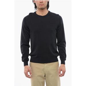 Свитер с круглым вырезом из льняной смеси Woolrich, Blue