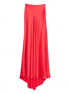 Юбка макси асимметричного кроя Kiton, красный