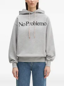 Худи с логотипом Aries, серый