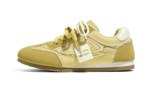 Женские кроссовки немецкой армии с износостойким дышащим покрытием и низким верхом RENBEN, Ginger Yellow