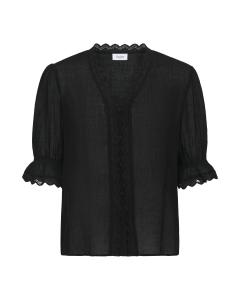 SAINT TROPEZ Блузка 'Kristel' в черном цвете