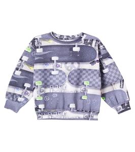 Монти принтованная хлопковая толстовка Molo, Board Wall