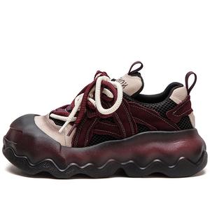 Низкие повседневные туфли женские Jay, Burgundy