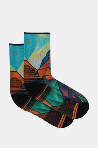 Носки Hike Mountain Prism Print Smartwool, оранжевый