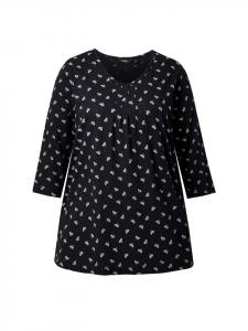 Рубашка черного цвета Ulla Popken