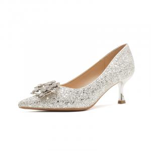 Zomila Серебряные туфли на шпильке для женщин, цвет Silver