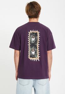 Футболка с принтом TEE EYE RUST Volcom, фиолетовый