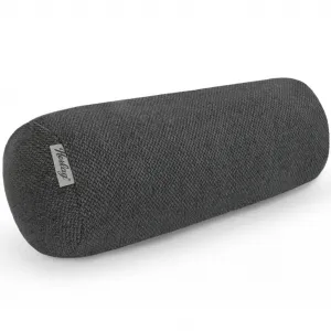 Подушка-валик Herlag LUXE 65x20 см - универсальная подушка для шеи, подушка для сна на боку и декоративная подушка, антрацит Kettler