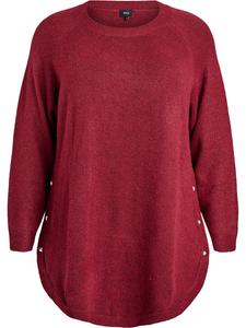 Свитер Zizzi MSunny, бордовый