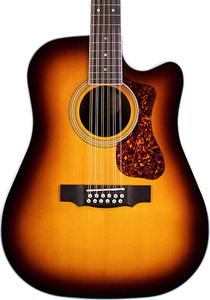 Акустическая гитара Guild D-2612CE Deluxe 12-String Acoustic-Electric Guitar, Antique Sunburst