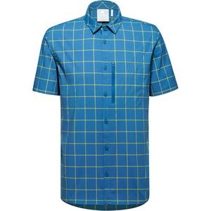 Горная рубашка мужская Mammut, цвет deep ice-highlime