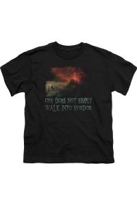 Футболка детская "Властелин Колец: Поход в Мордор" с коротким рукавом Gildan, черный