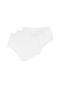 Трусы на талии, 3 шт., только лайкра mey, белый