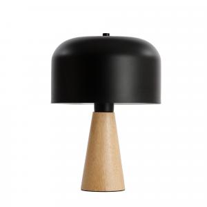 Настольная лампа Aimo, черная, 25/25/35,5 см Luqaza, черный