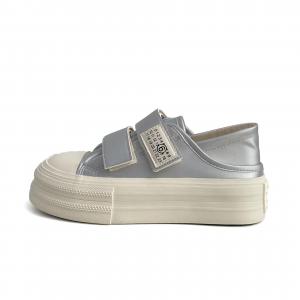 City camel Серебряные женские противоскользящие скейтерские кеды, цвет Silver