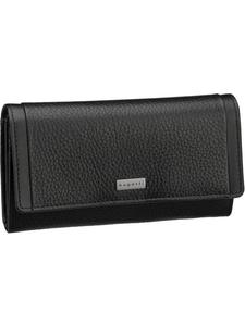 Кошелек Bugatti Sina Ladies Long Wallet With Flap, черный