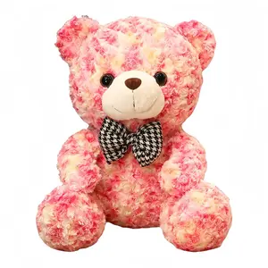 Разноцветный пледовый бабочка плюшевый мишка кукла 25см/35см/45см высота Oloy, красный