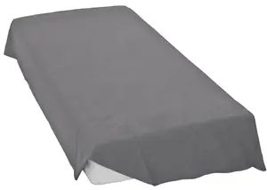 Простыня Золушка "Полотенце домашнее Renforce", без резинки Cinderella 200х260 см, 1 шт., цвет anthrazit