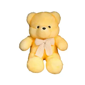 Плюшевая кукла Burrow Bear высотой 60см/80см/100см Fluffy bear, желтый