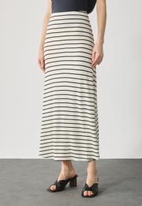 Юбка Anna Field Maxi skirt, White/Black/White