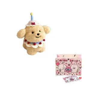 Плюшевая кукла Лаки Дресс Ап, универсальная и гордая голден ретривер, высота 20см/30см Fat Fat Dragon