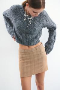 Элегантная мини-юбка H&M, бежевый