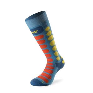 Носки Lenz SKIING KIDS 10 Azure/Orange