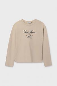 Хлопковая водолазка Mayoral, бежевый