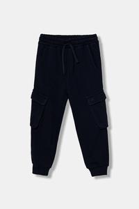 Детские хлопковые спортивные штаны United Colors Of Benetton, темно-синий