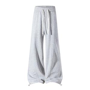 Брюки Casual Unisex Moderate Bootcut X1617, серый fleece-lined