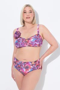 ULLA POPKEN Женский бикини с блестками, мягкими чашечками, регулируемыми бретельками, переработанный