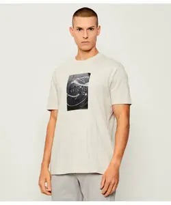 Футболка Regular fit Armani Exchange, бежевый