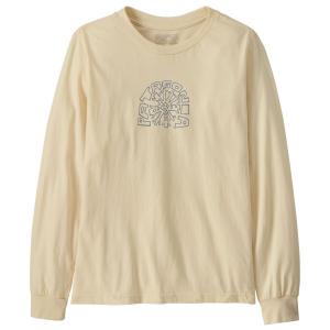 Детская футболка с длинным рукавом и принтом - свитер Patagonia, Skisel: Undyed Natural