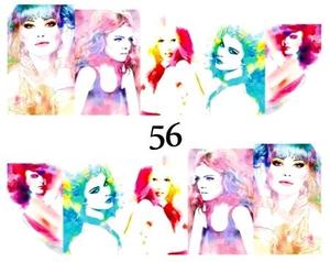 Водные наклейки для ногтей - №56, inna