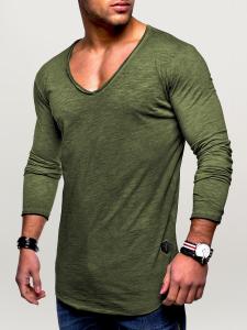 Лонгслив behype NUKE L/S, хаки