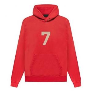 Толстовка seventh collection 7 vintage red Fear Of God, красный