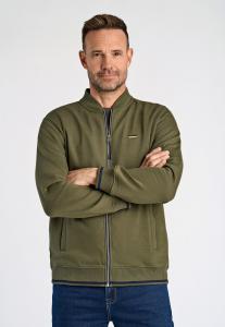 Толстовка Jack's Sportswear JACK BASEBALL COLLAR, Army/Olive