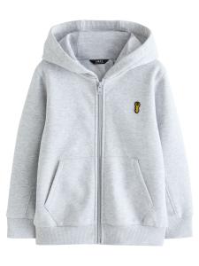Толстовка с капюшоном на молнии Next, Mottled Grey
