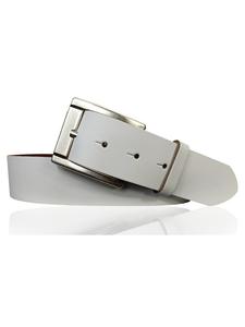 Ремень FRONHOFER Ledergürtel 4cm, белый