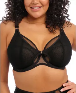 Женский бюстгальтер с глубоким вырезом на косточках Kintai, EL301202 Elomi, черный